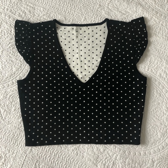 Club Monaco Scoobalyn Reversible Polka-Dot - Picture 5 of 7